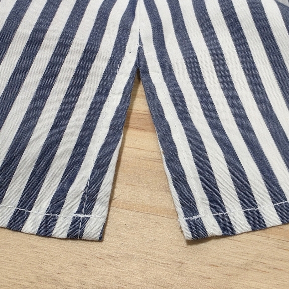 Ralph Lauren Polo Jeans Co. Women Striped Collar Long Sleeve Button Up Shirt M - Picture 14 of 16